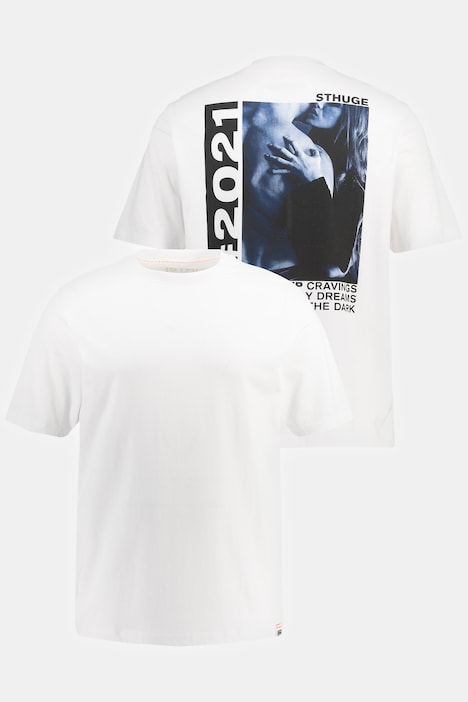 STHUGE T-Shirt, Halbarm, Prints, bis 8 XL