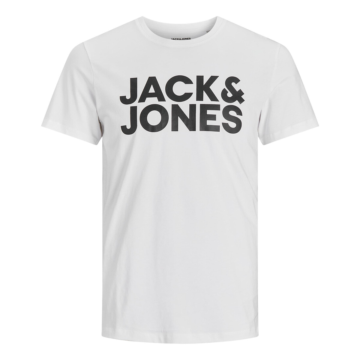 JACK & JONES<br>Camiseta com gola redonda e mangas curtas