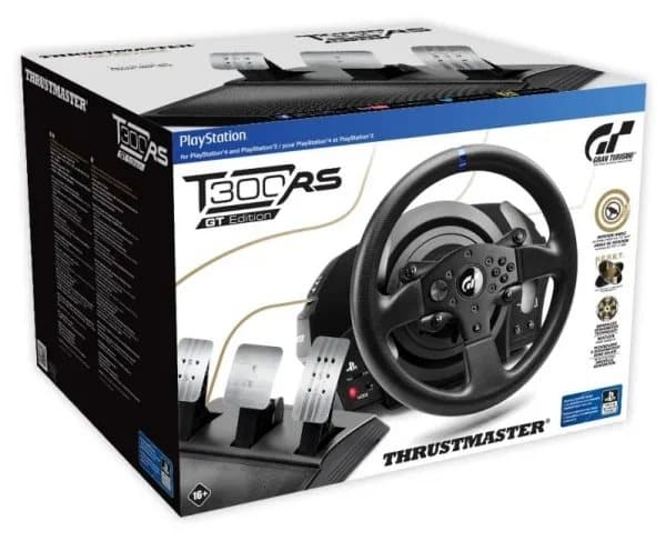 ThrustMaster T300 RS GT Edition ratt og pedalsett - PC, PlayStation 4 og 5