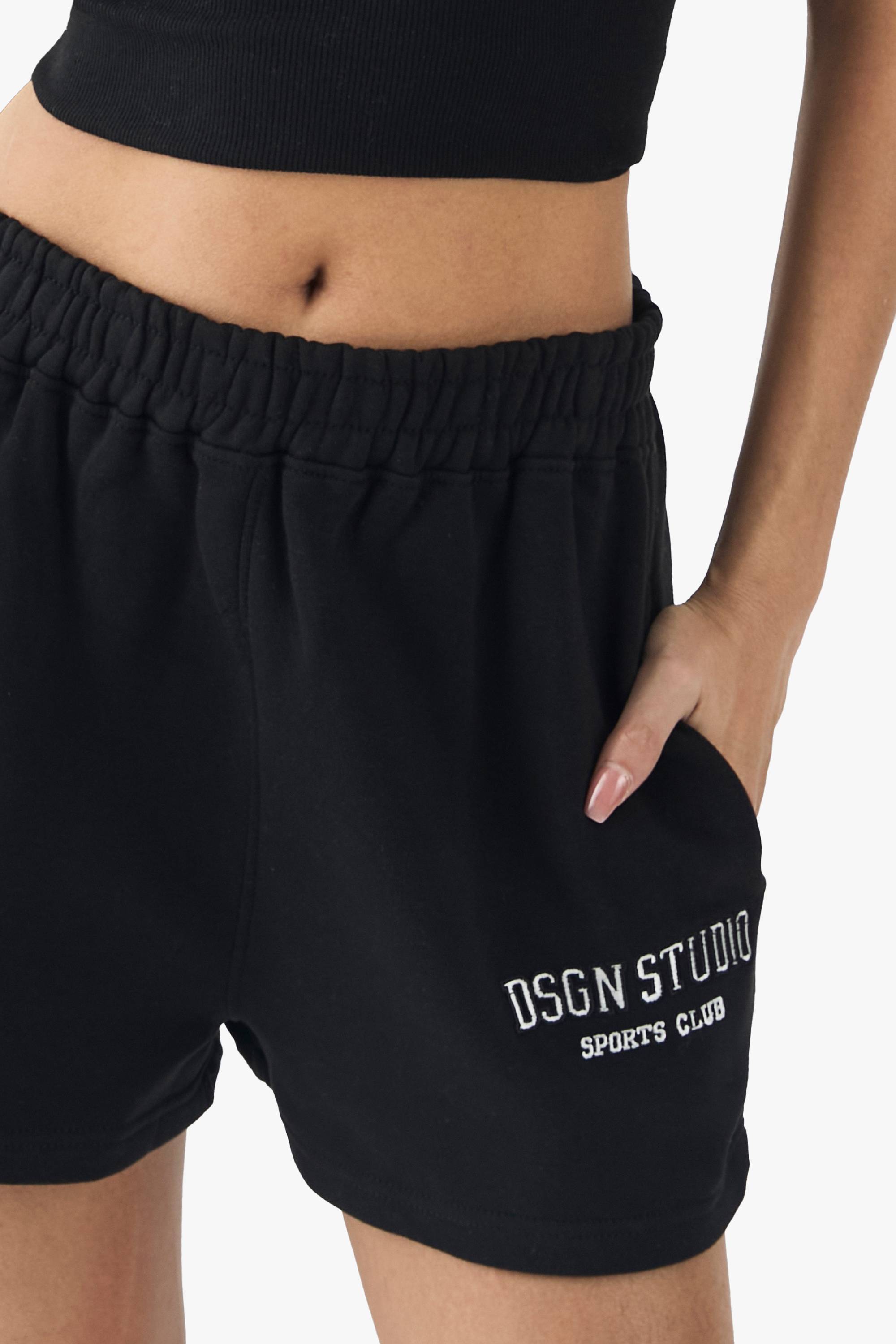 Short De Sport En Molleton Avec Appliqué Dsgn Studio Sports Club
