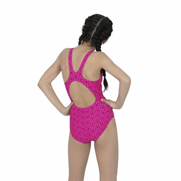 Speedo Boomstar Allover Muscleback badedragt Pink