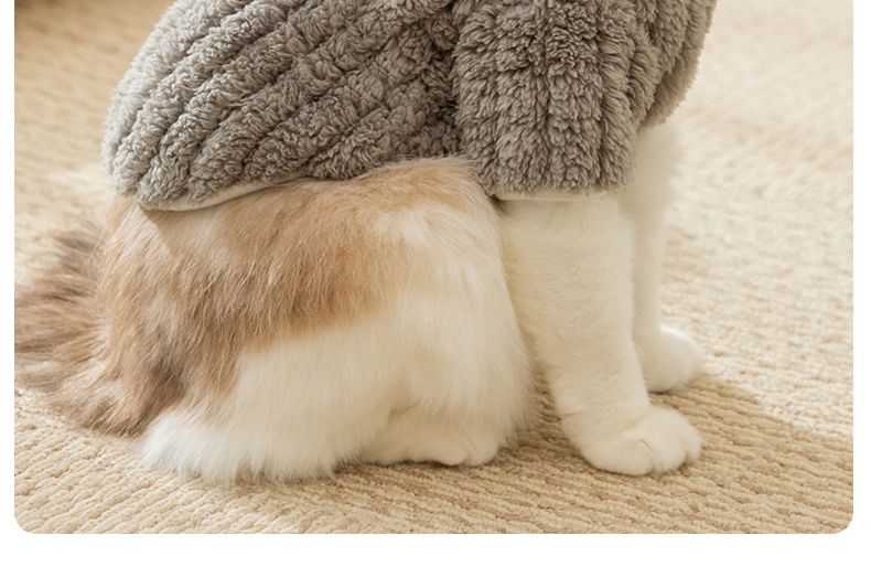 Cissilli - Panda geborduurd chenille huisdiertopje