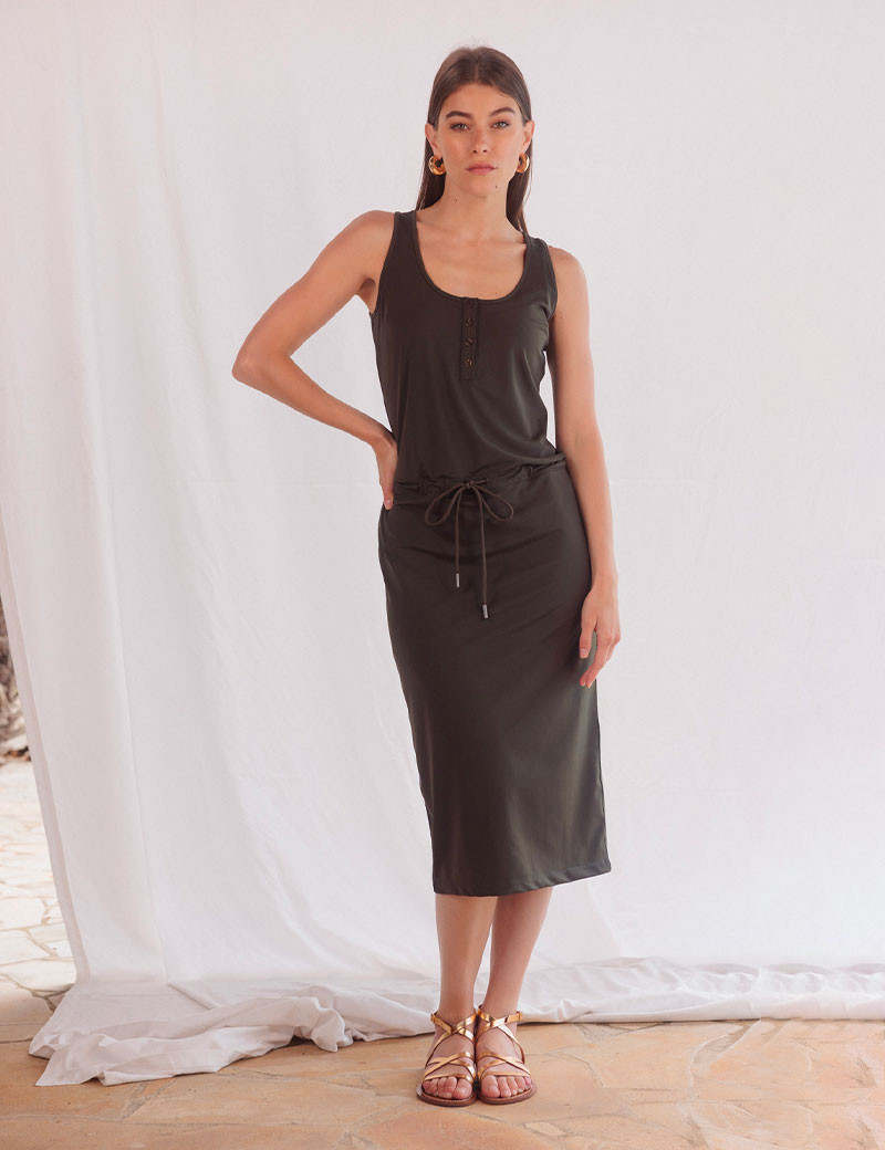 HBT BASICS ESSENTIELS | JESSY ROBE KAKI