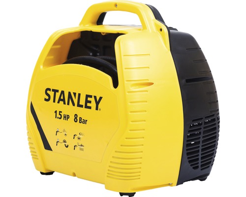 Stanley mobiele compressor inclusief bandenpomp, 3m luchtslang en 3x adapters