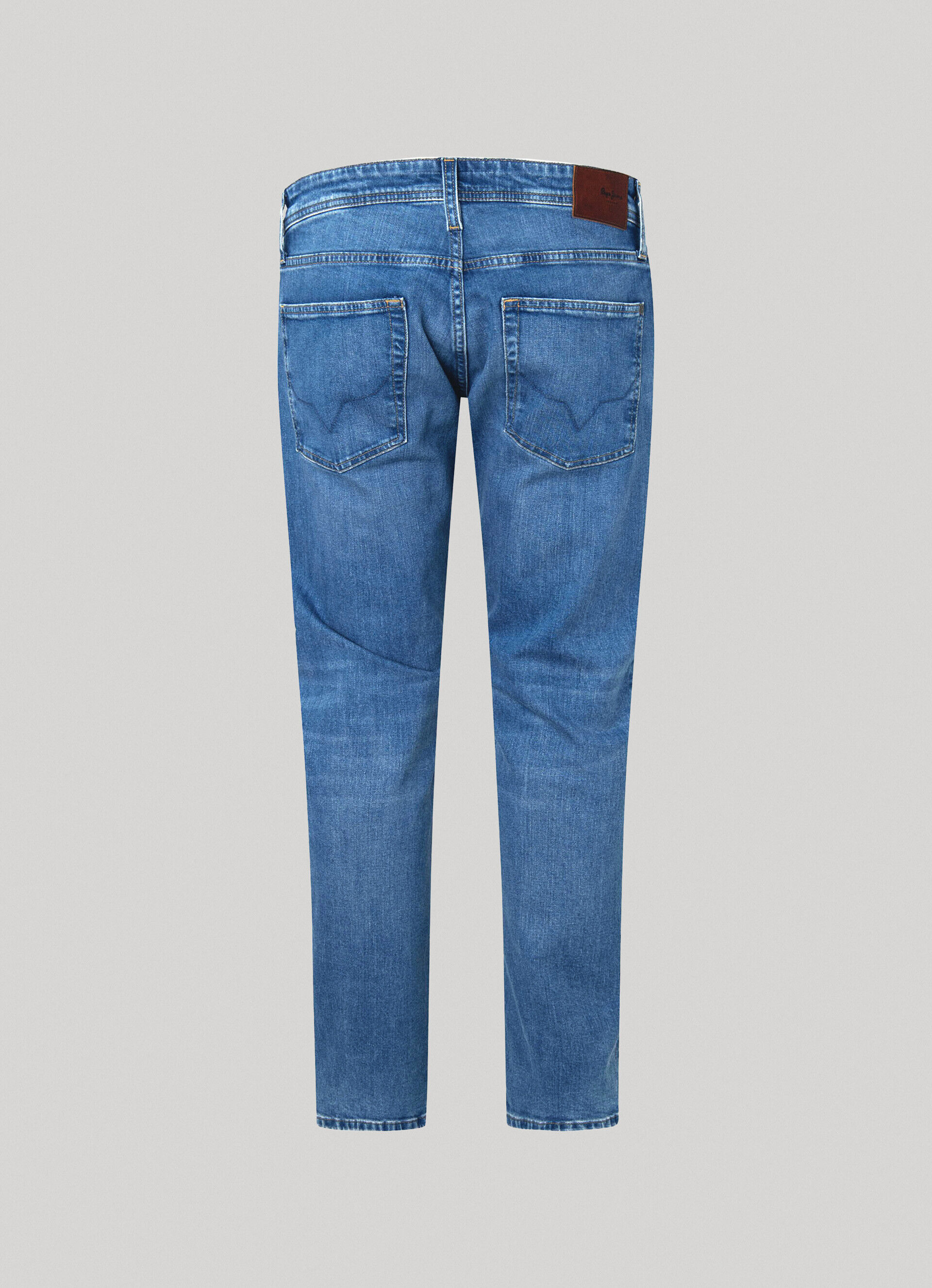 Calça jeans CASH FIT com cintura regular - jeans