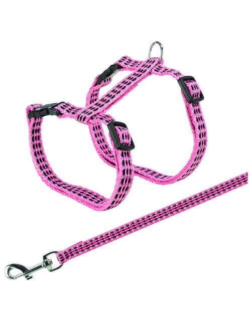 Trixie Kattentuig Met Riem Reflecterend - Kattenharnas - 22-42 cm