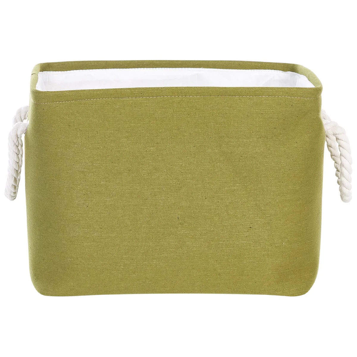 Beliani Paniers DARQAB en polyester vert olive
