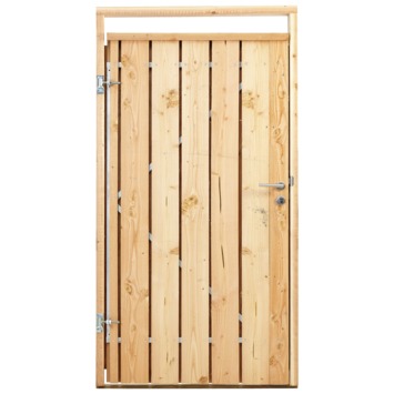 Tuinpoort voor houtbetonschutting douglas linksdraaiend breedte ca. 110 cm