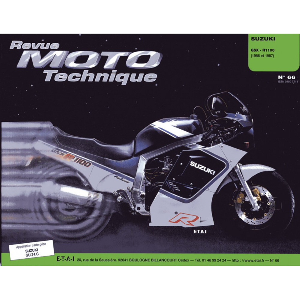 Etai - RMT 66 SUZUKI GSX-R 1100 (1986 à 1987)