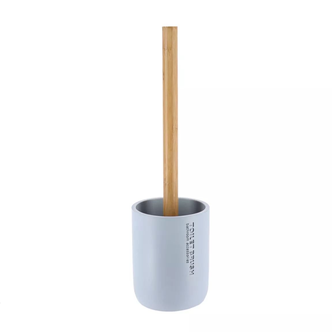 Brosse WC polyrésine Purebamboo Bleu clair