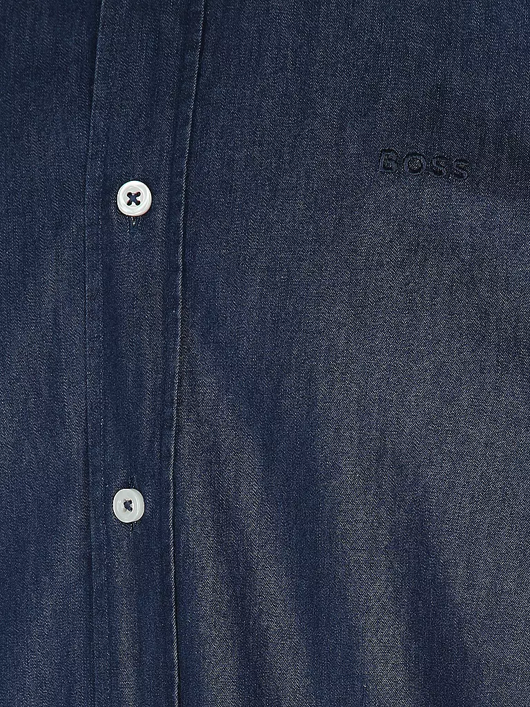 BOSS Jeanshemd  dunkelblau