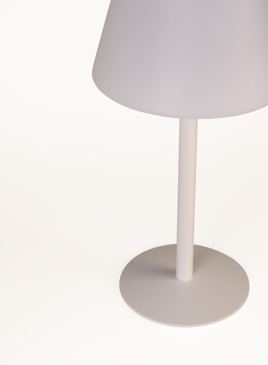 Led lampe hvit - 20x45 cm