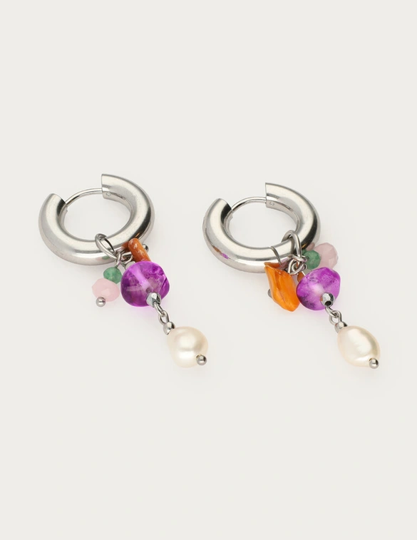 My Jewellery Sunrocks oorringen met parel MJ12733