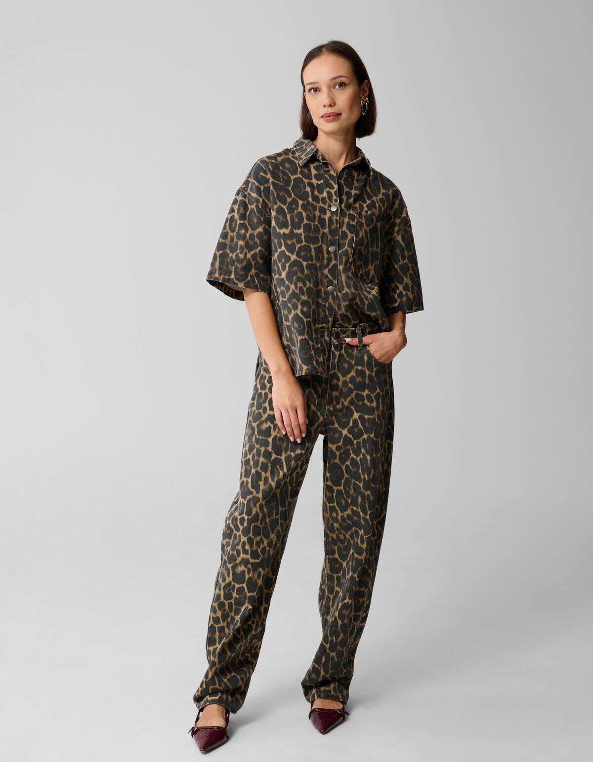 Jaguar Balloon Fit Jeans Bruin