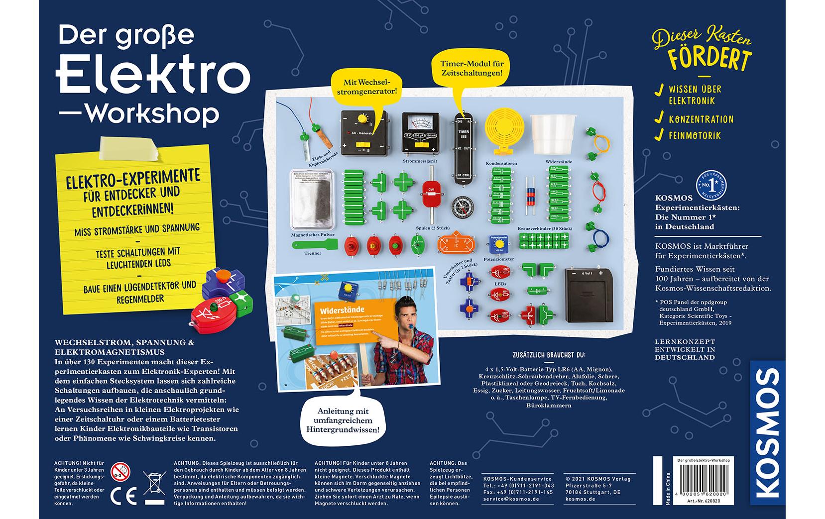 Experimentierkasten Der grosse Elektro-Workshop<br>Gleich- und Wechselstrom erforschen