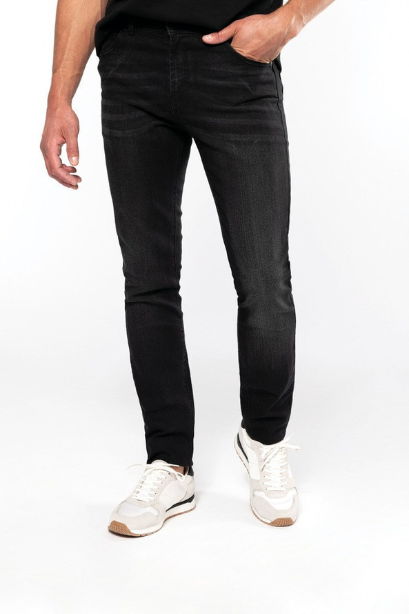 Kariban K743 - Jeans Élégants Kariban Noir Vieilli
