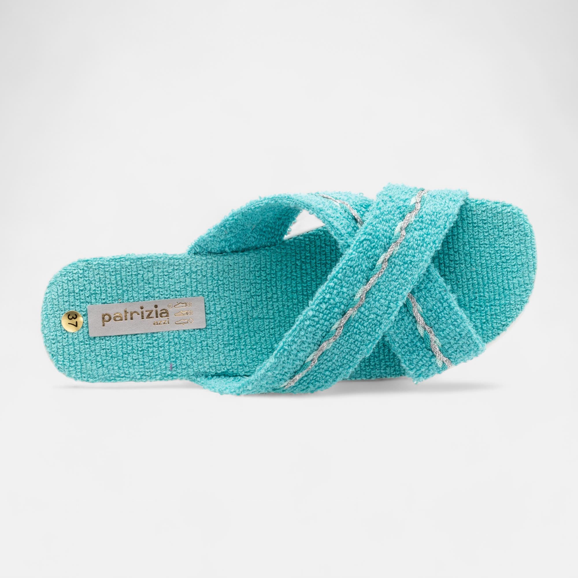 Pantoufles mules Femme bleu