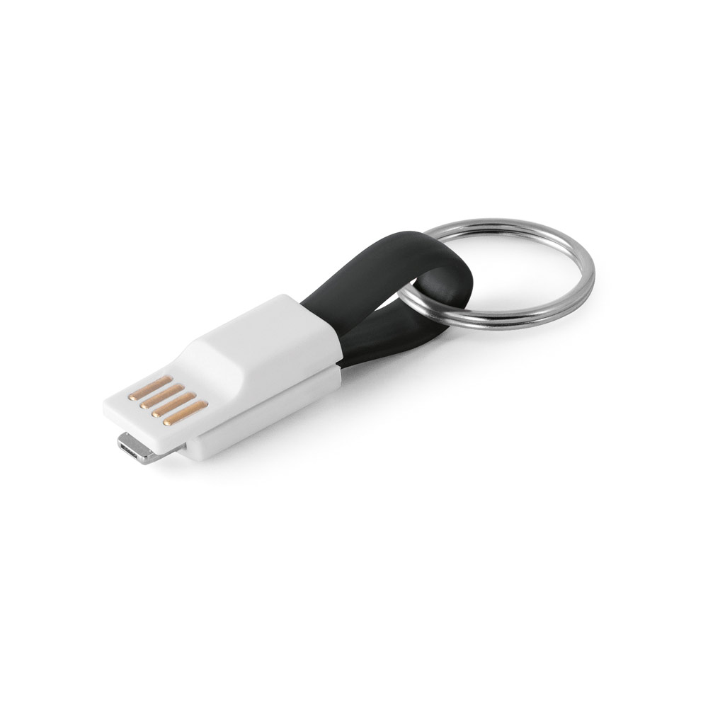 hi!dea 97152 - Cable USB avec connecteur 2 en 1en ABS et PVC