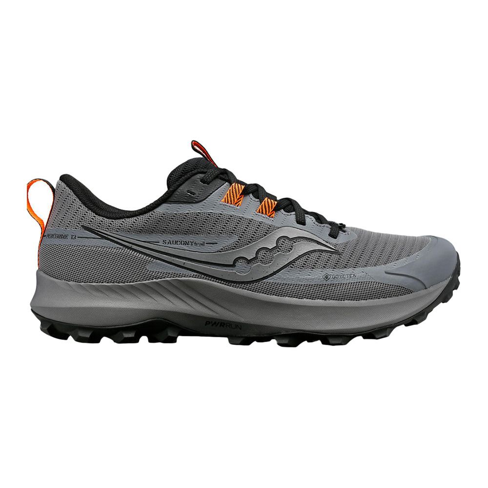 Saucony PEREGRINE 13 GTX - Chaussures trail Homme gravel/black