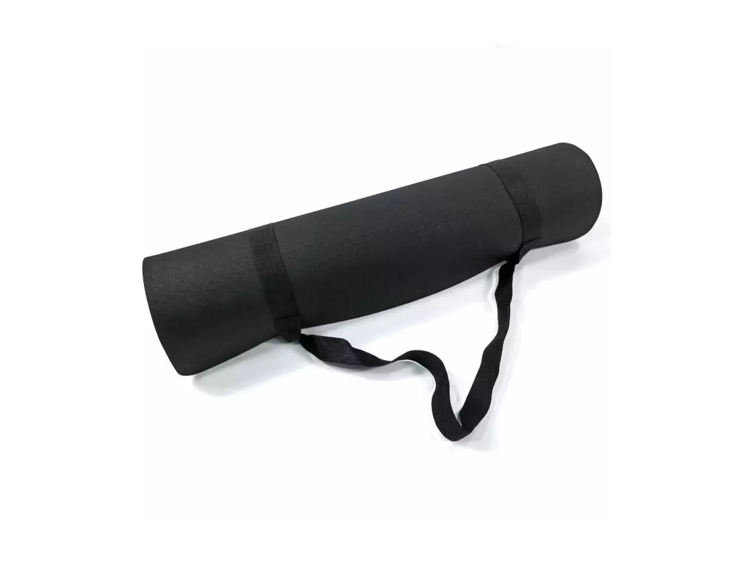 Rebecca Mobili Tapis Yoga Tapis Pilates Tpe Bicoloré Noir Gris 0,6x183x61