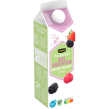 Jumbo Fris Fruitige Bosvruchten Magere Yoghurt 0,1% Vet 1 L