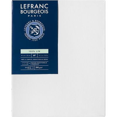 Lefranc Bourgeois Classic - Toile pré-étirée - 6F - 100 % lin