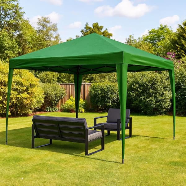 Hage Paviljong Telt 3x3 m Pop-Up Baldakin for hage eller terrasse MultiGarden
