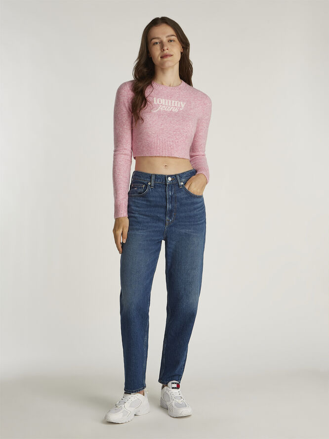 Tommy Hilfiger MOM JEAN UH TPR BI0152 CO Denim dark
