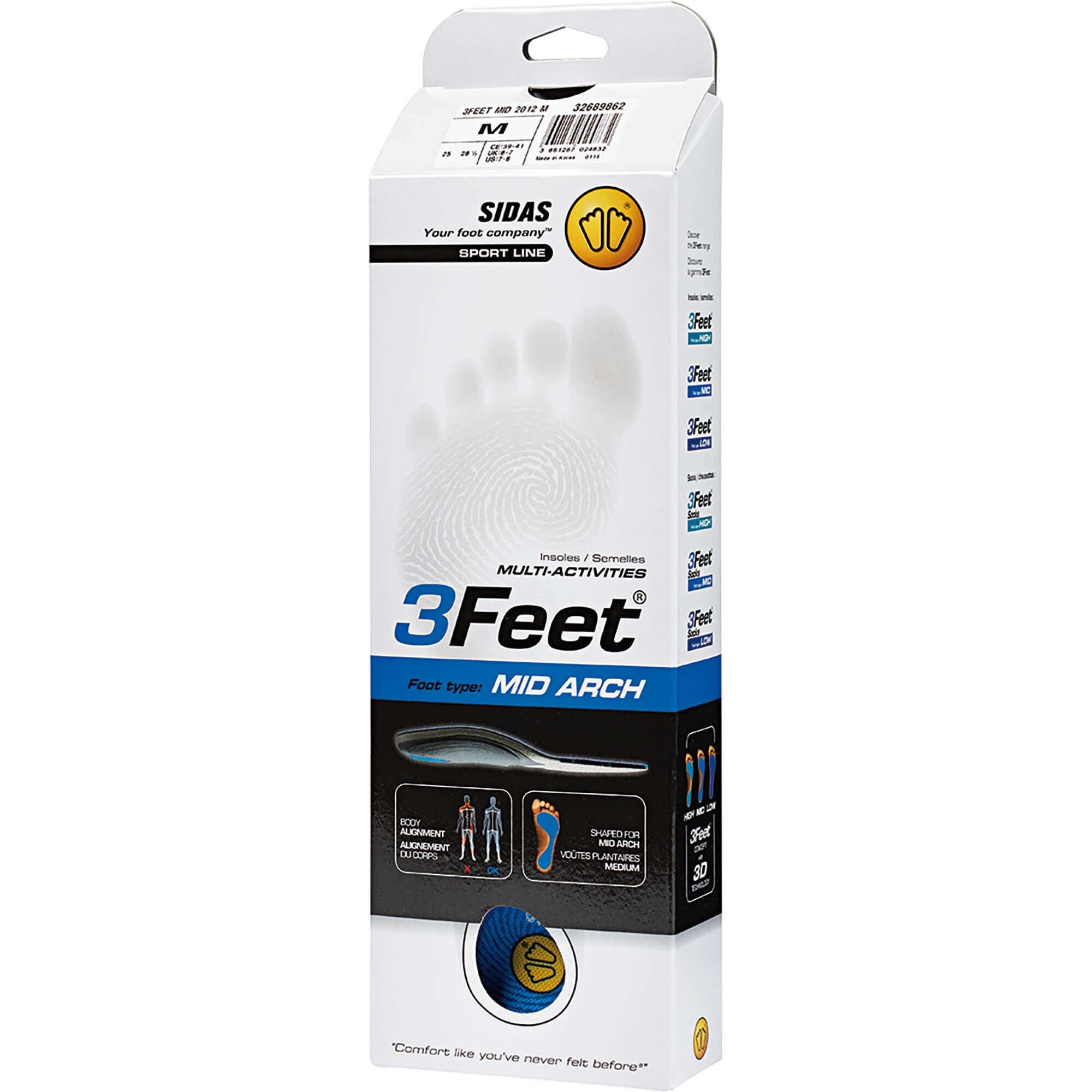 Sidas3 Feet Mid