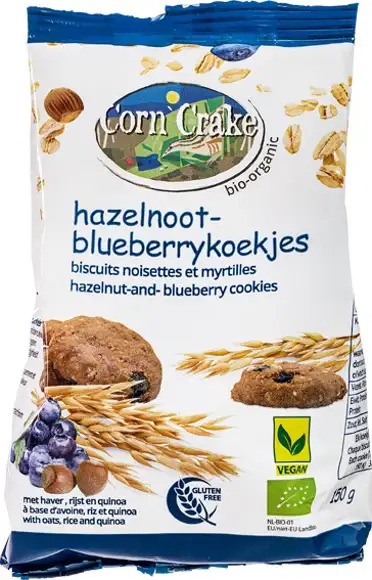 Hazelnoot-blueberrykoekjes