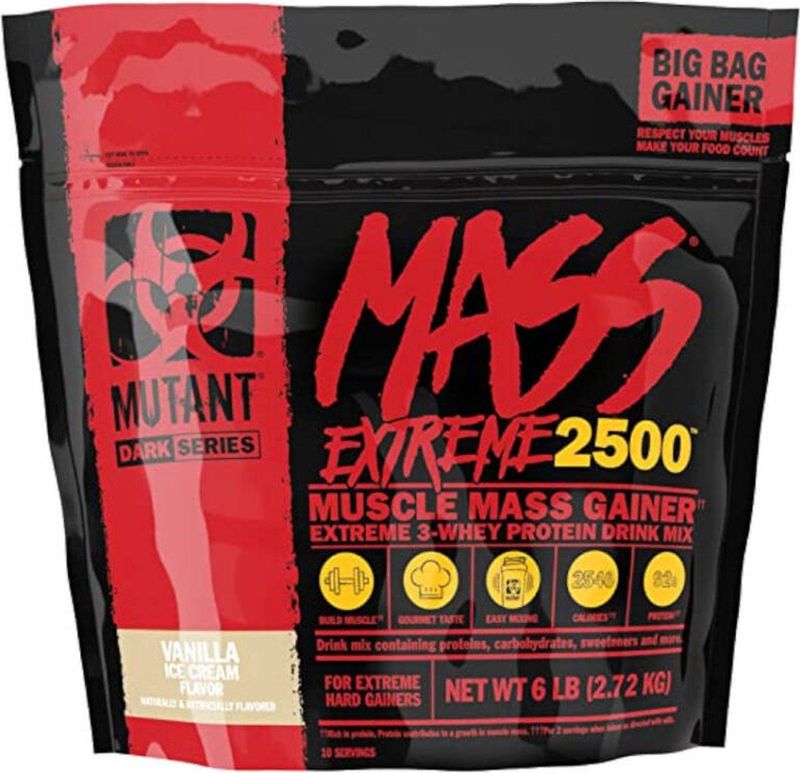 Mutant Mass XXXTREME 2500 (6lbs) Triple Chocolate