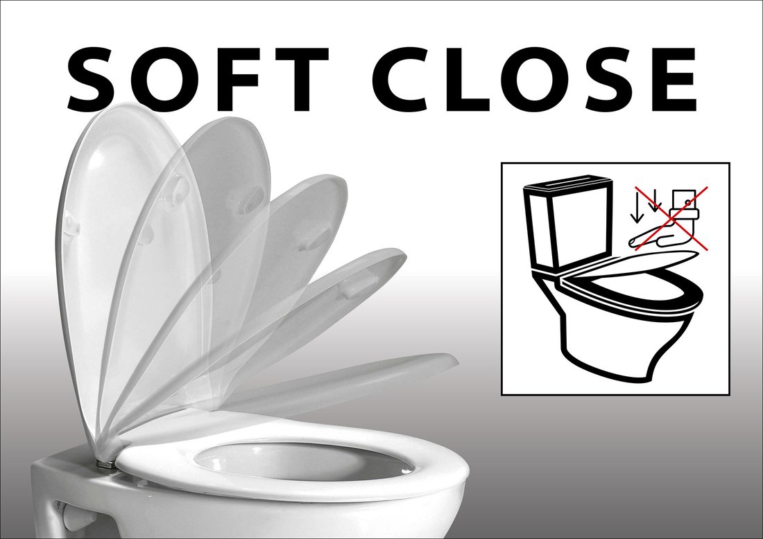 Isvea Vea toiletzitting softclose wit glans