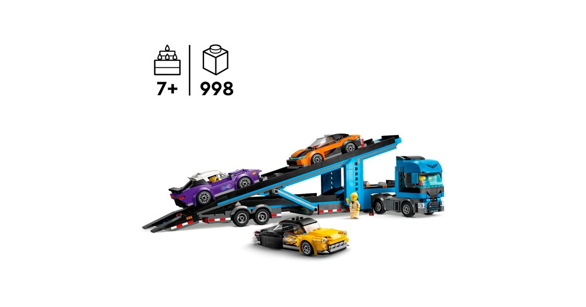 LEGOCity - Transportvoertuig met sportauto's Constructiespeelgoed  (60408)
