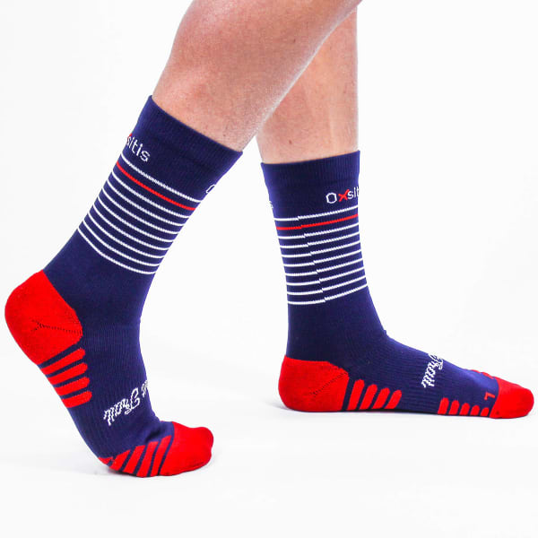 Chaussette running OXSITIS SOCKS BBR BLEU / BLANC / ROUGE
