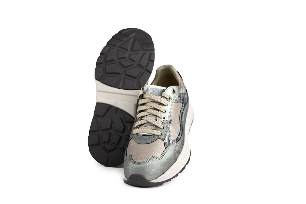 Xsensible Sneaker Milau G Old Silver Combi
