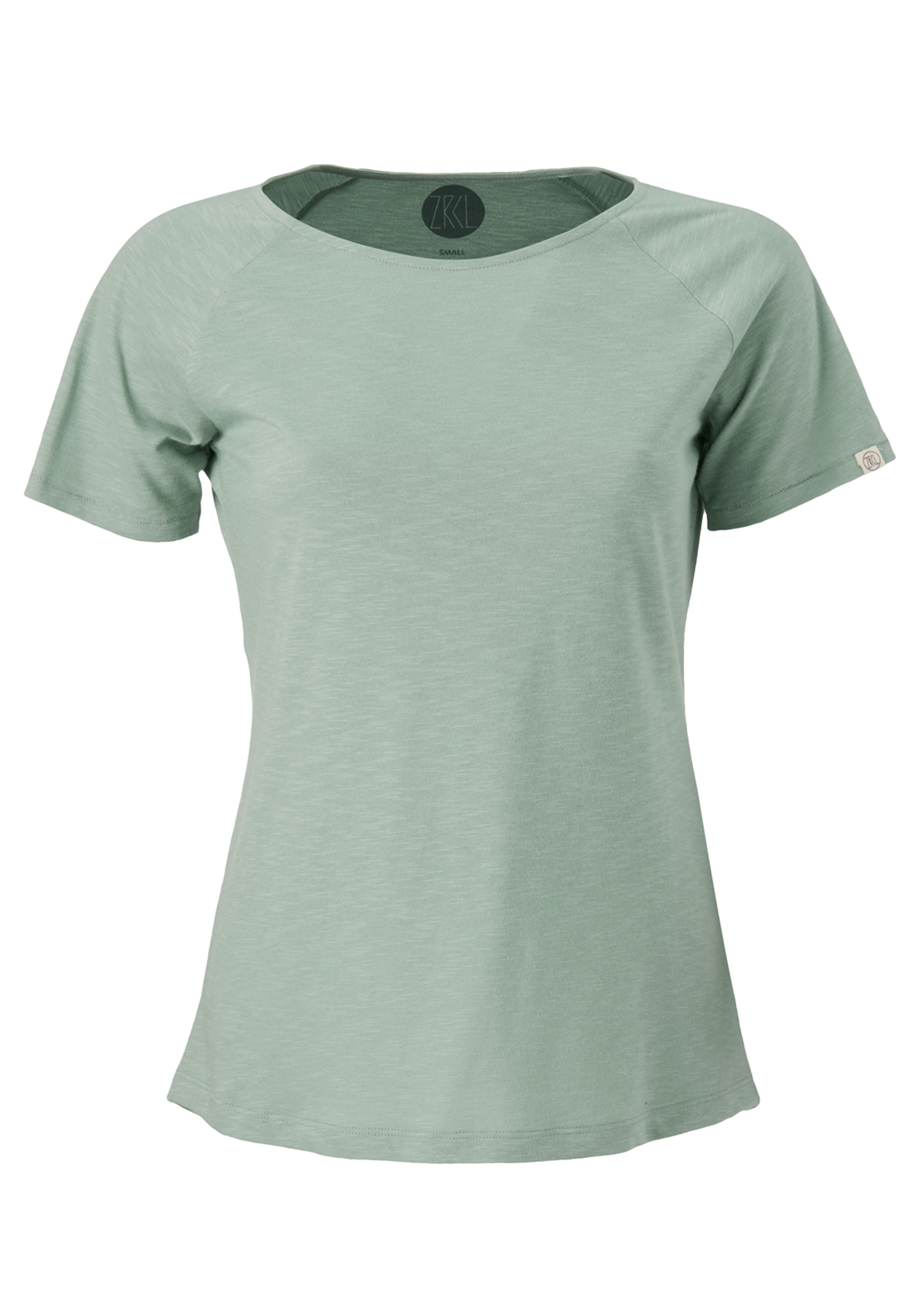 WE ARE ZRCL Damen Raglan T-Shirt Basic Light Green