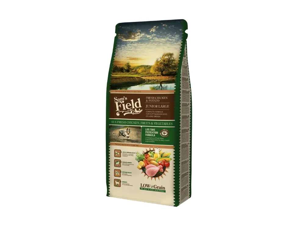 Sam`s Field Sam's Field Adult Medium Chicken & Potato sausas maistas šunims, 13 kg