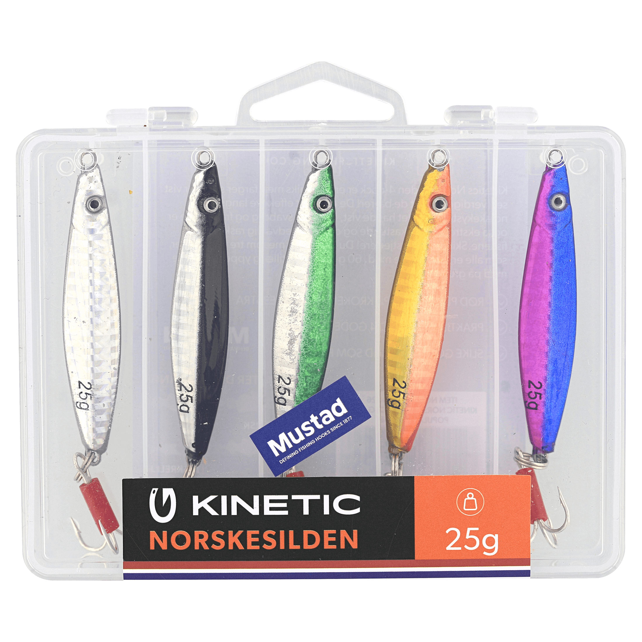 Kinetic NorskeSilden 40g 5pcs - Sluk og agn