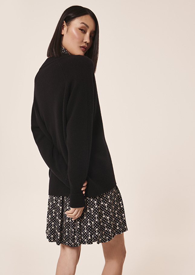 Gilet Giuliettanoir en laine