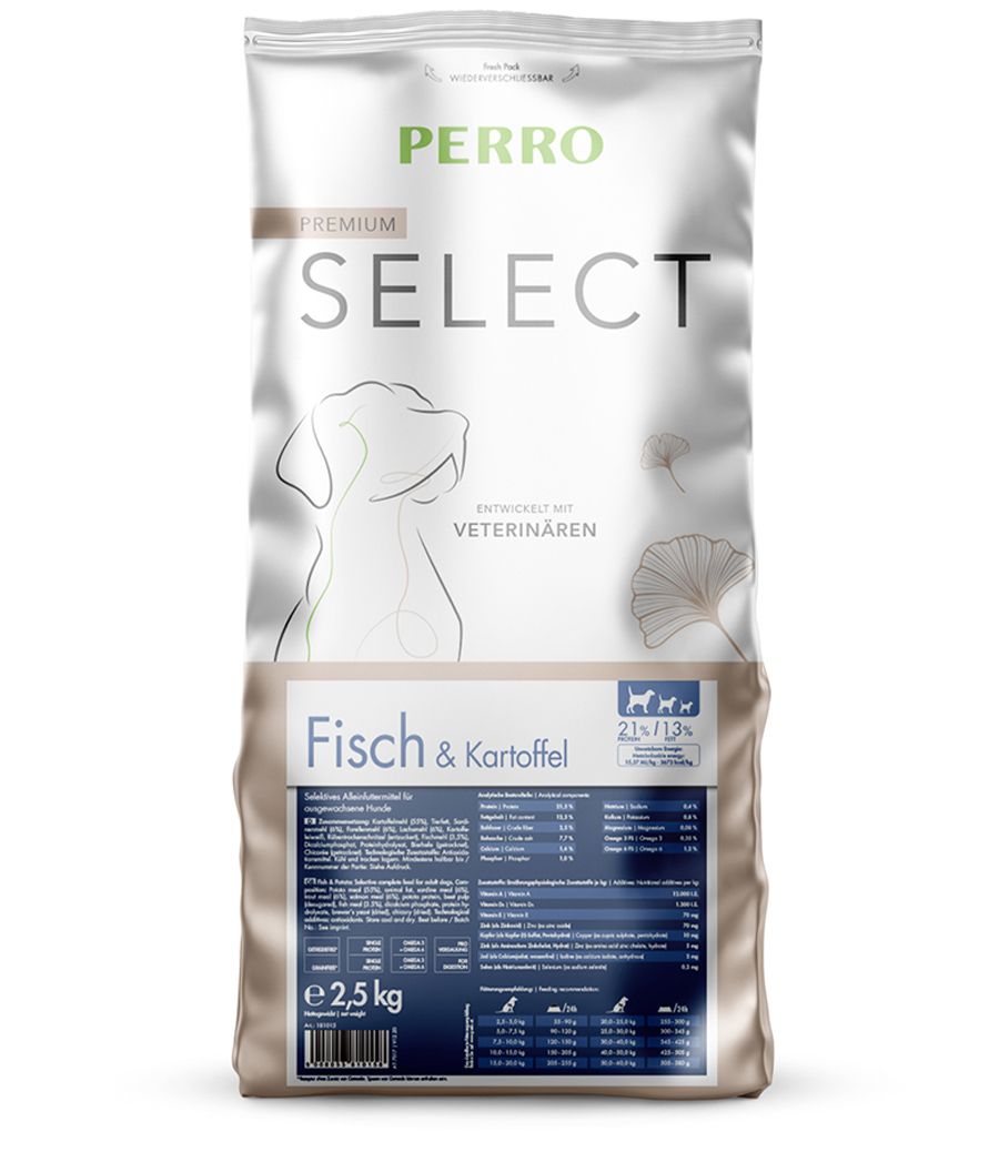 PERRO Select Grainfree Fisch + Kartoffel