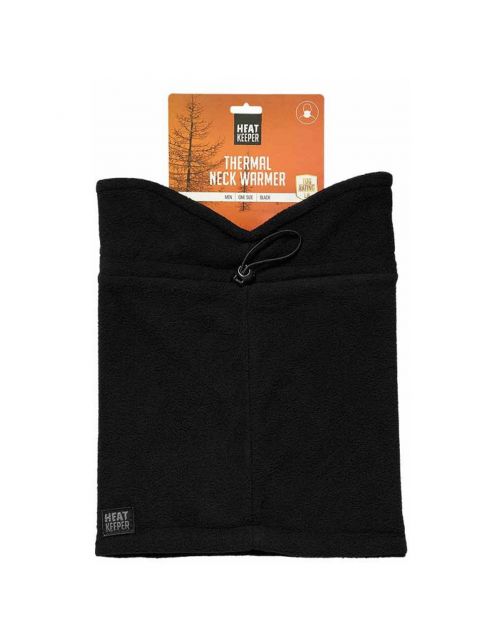 Heatkeeper Heren Thermo Fleece Nekwarmer - Sjaal - Zwart One Size