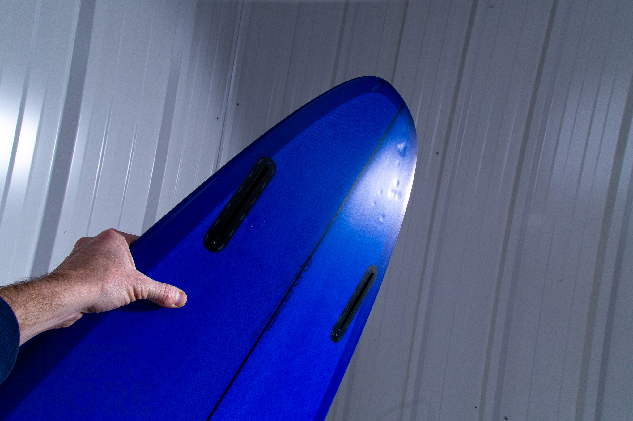 Christenson Surfboards Twin Tracker - Blue Tint - 6'8 x 21 1/4