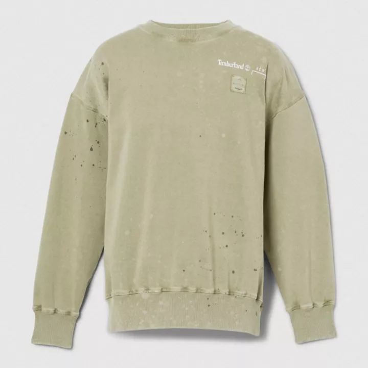 Sweat à col ras du cou Future73 Timberland x A-COLD-WALL* unisexe en vert clair