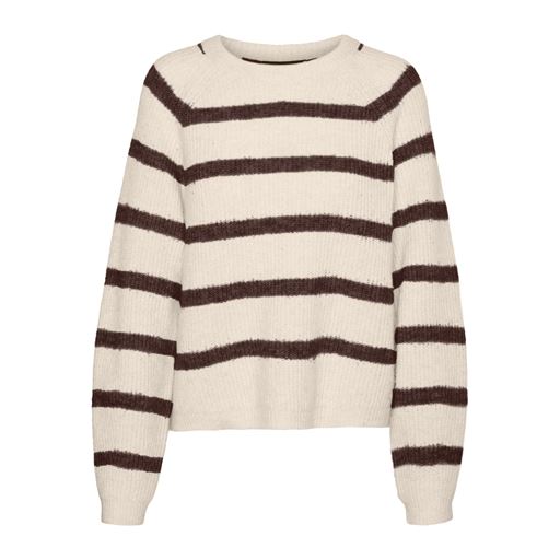 Vero Moda Asta Striktrøje, Birch, L