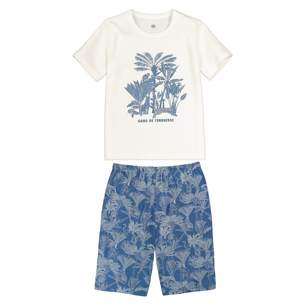 COLEÇÕES LA REDOUTE<br>Pyjashort com palmboomprint