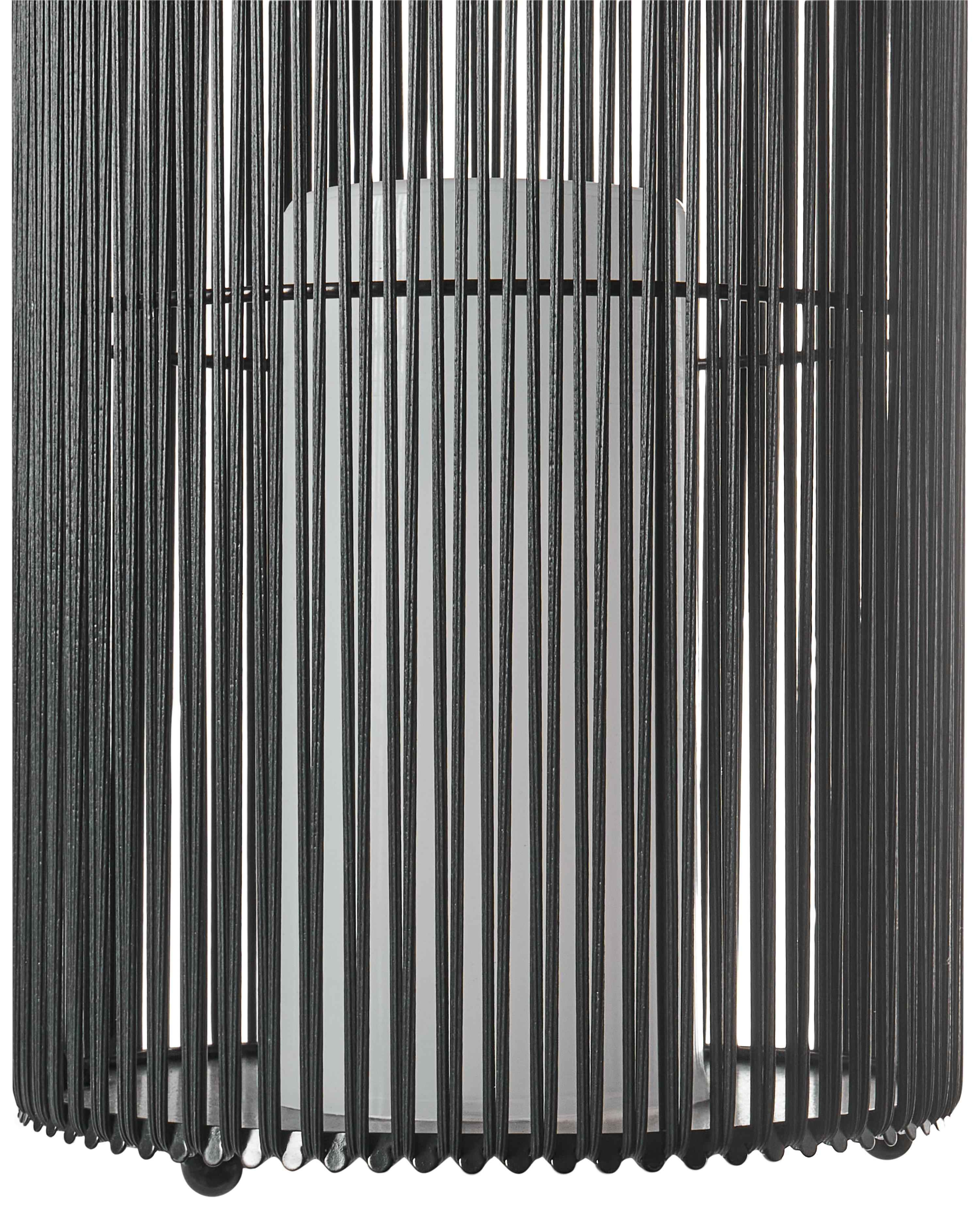 Lantaarn op zonne-energie MACHILI 53 cm Zwart