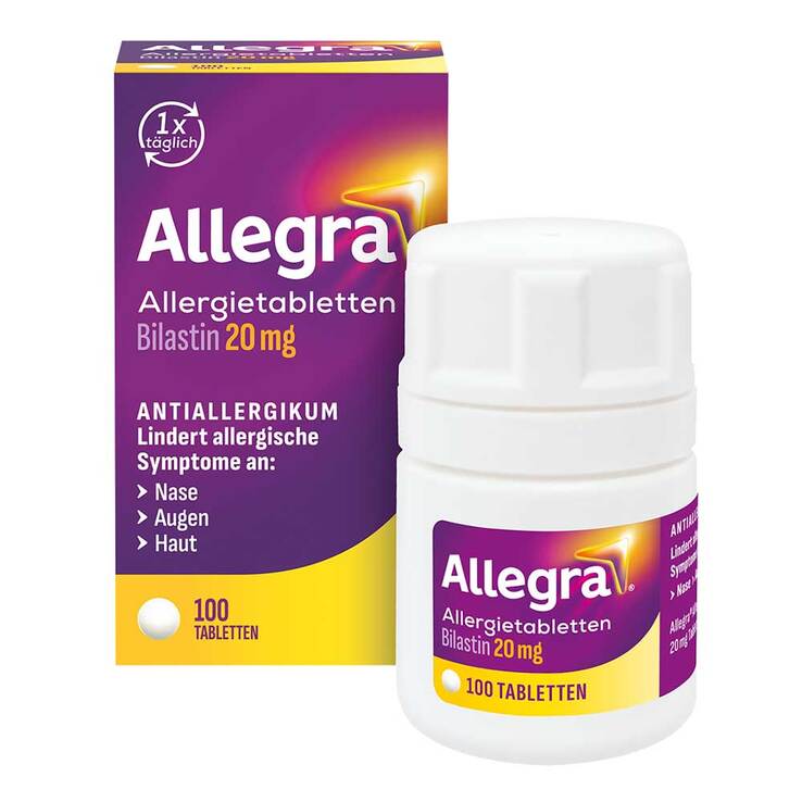 Allegra Allergietabletten 20 mg Tabletten Dose, 100 St