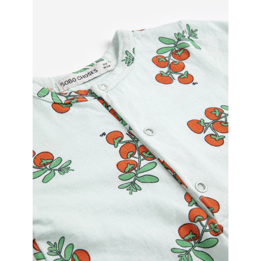 Køb Bobo Choses Light Blue Juicy Tomatoes All Over Playsuit