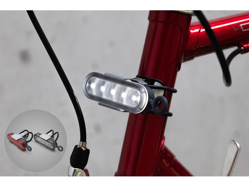 Reelight Stadium USB-Set USB-C aufladbares Fahrradlichtset