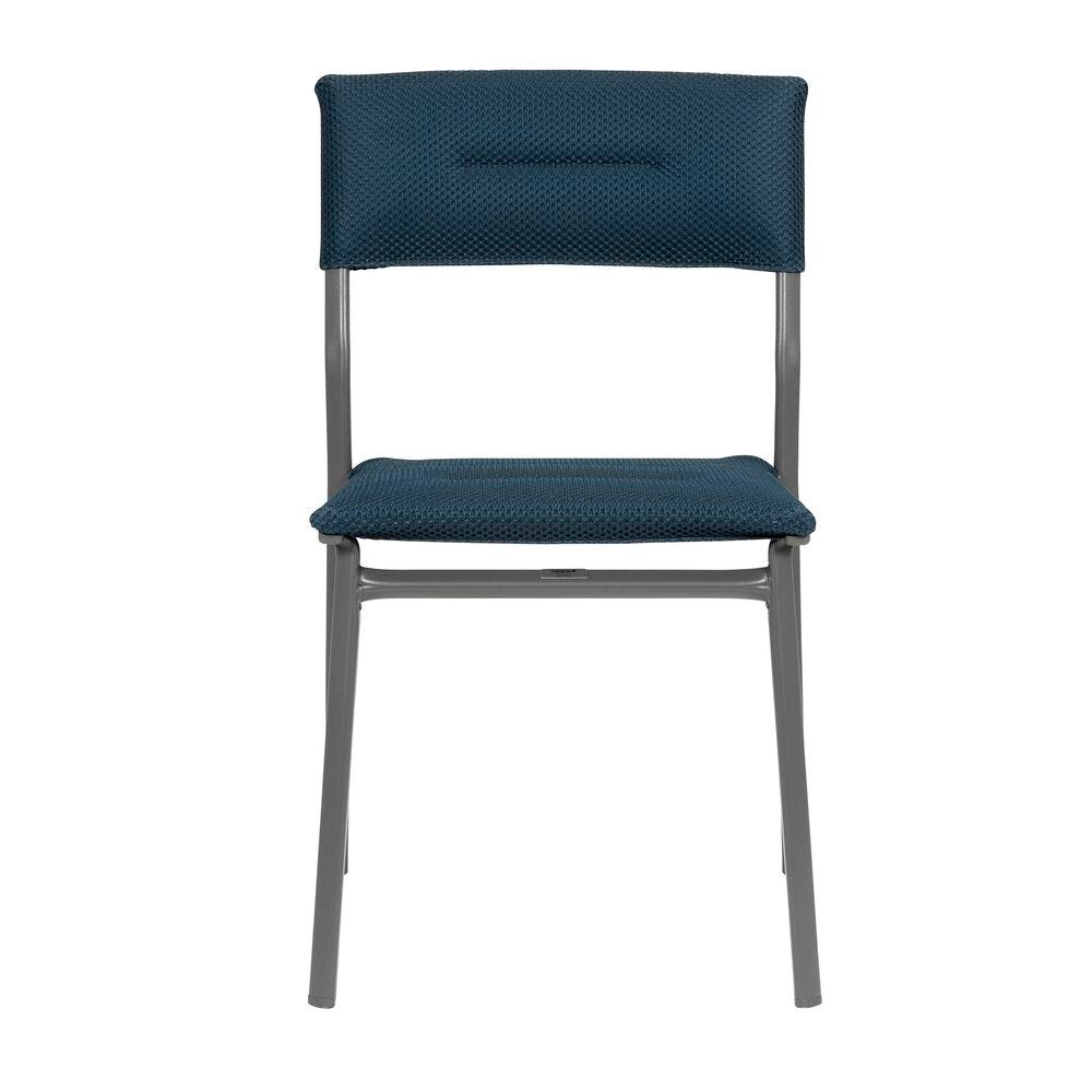 Gepolsterter Gartenstuhl Oron BeComfort® Blau Bleu Encre